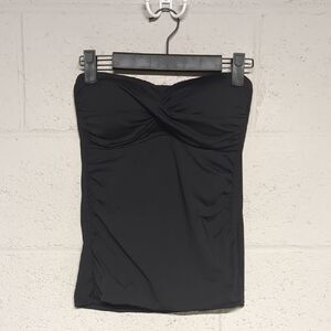 Anne Cole Strapless Padded Tankini Swim Top Size Small